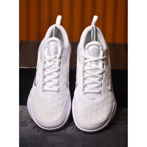 New! Size: 6.5 Women | Nike Court Zoom NXT | White Metallic Silver | DV3282-101 - Picture 6 of 16